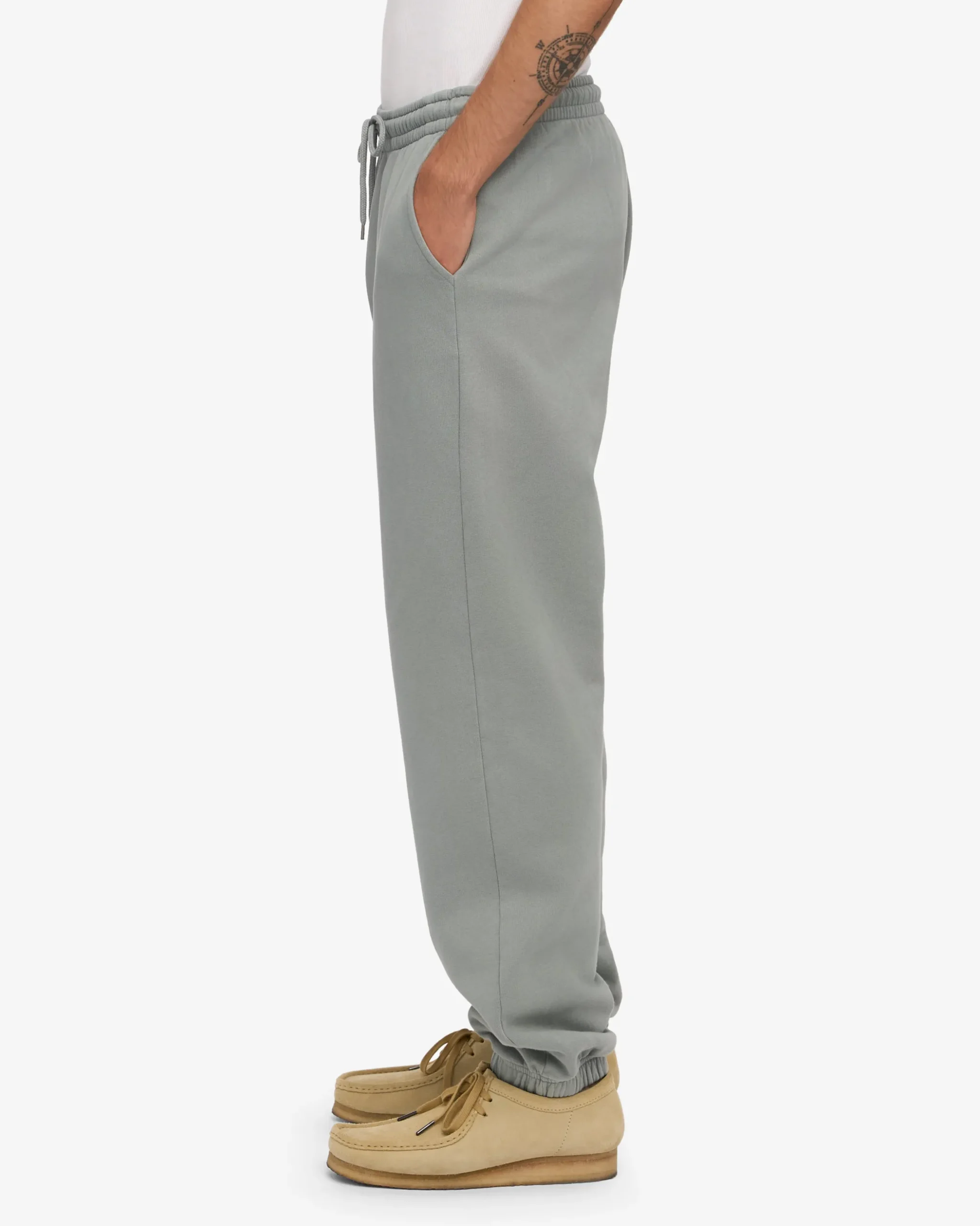 Organic Sweatpants - Steel Blue