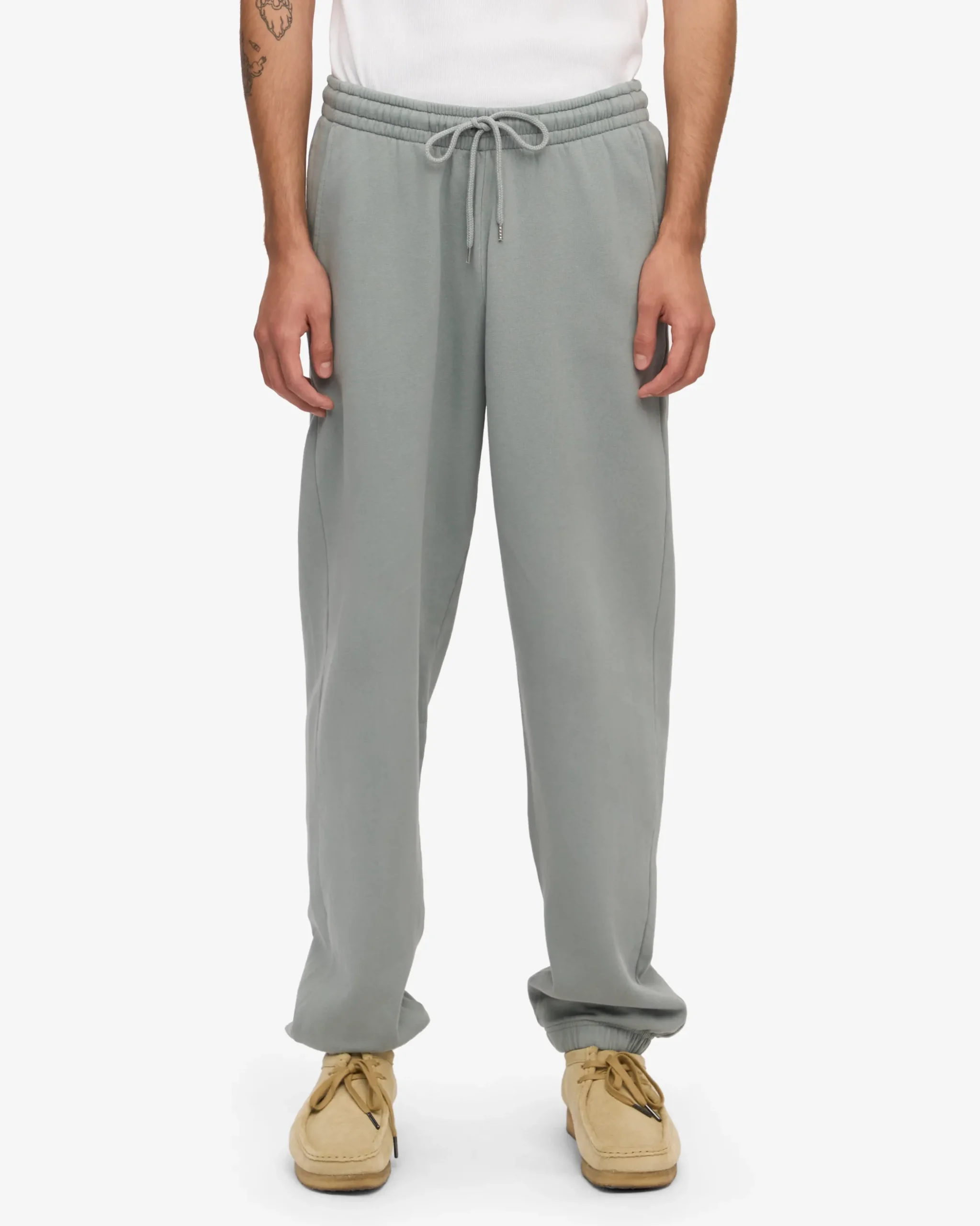 Organic Sweatpants - Steel Blue