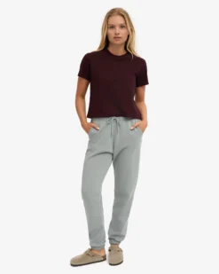 Organic Sweatpants - Steel Blue