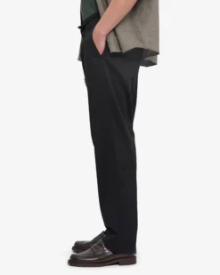 Organic Twill Pants - Deep Black