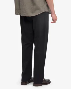 Organic Twill Pants - Deep Black