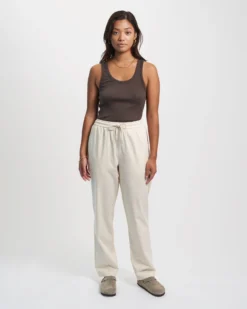 Organic Twill Pants - Dusty Olive