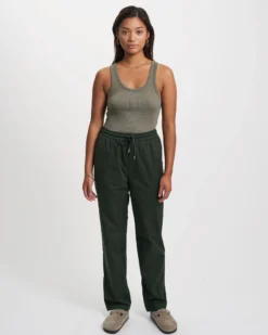 Organic Twill Pants - Hunter Green