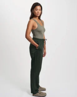 Organic Twill Pants - Hunter Green