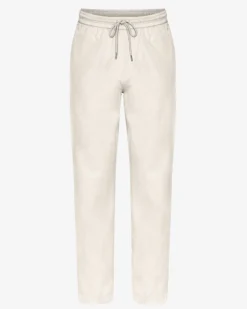 Organic Twill Pants - Ivory White