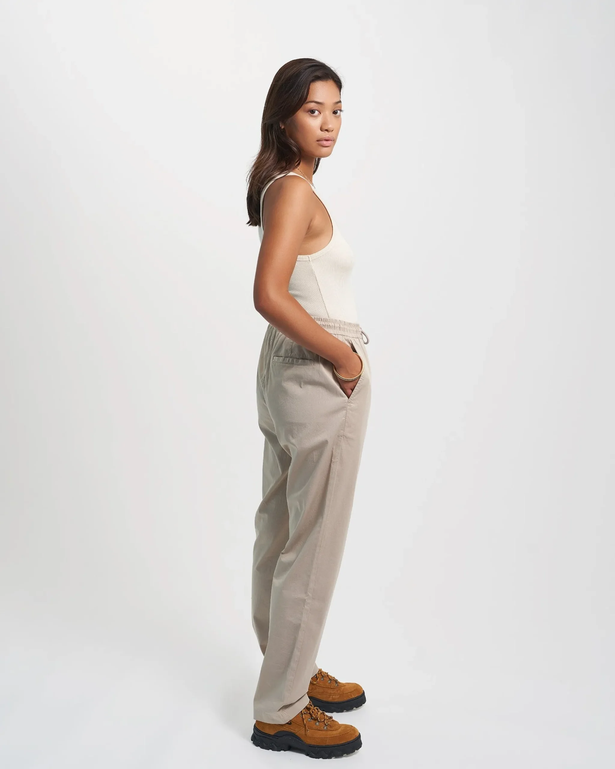 Organic Twill Pants - Navy Blue