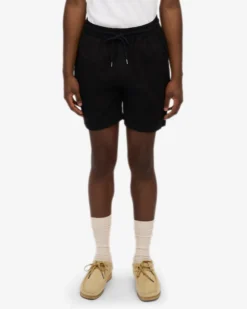 Organic Twill Shorts - Deep Black & Dusty Olive (2-Pack)