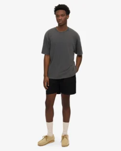 Organic Twill Shorts - Deep Black & Dusty Olive (2-Pack)