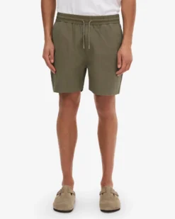 Organic Twill Shorts - Dusty Olive & Navy Blue (2-Pack)