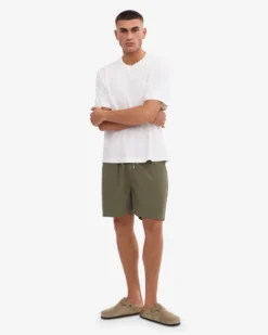 Organic Twill Shorts - Dusty Olive & Navy Blue (2-Pack)