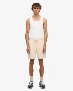 Organic Twill Shorts - Ivory White