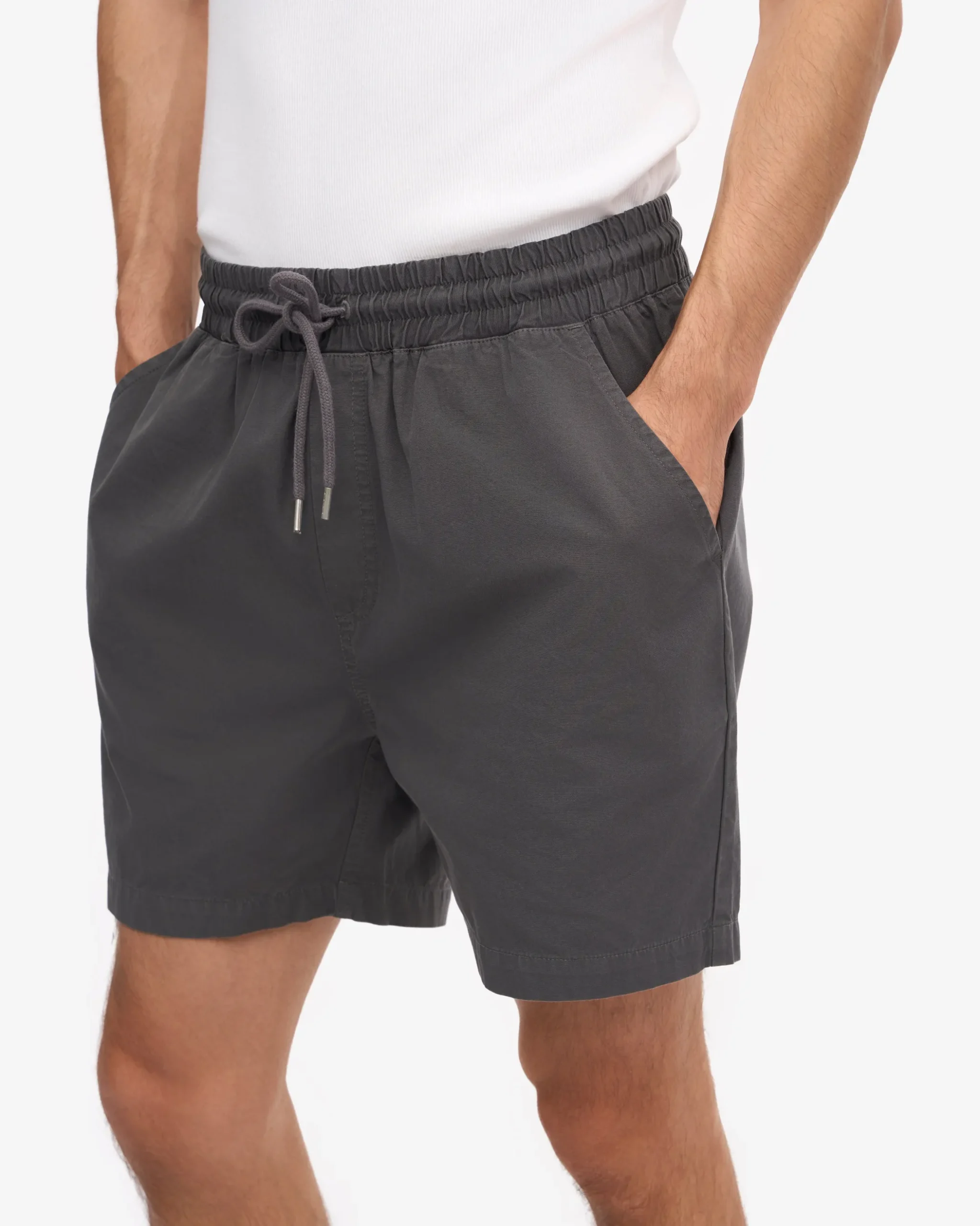 Organic Twill Shorts - Lava Grey