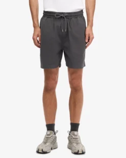 Organic Twill Shorts - Lava Grey