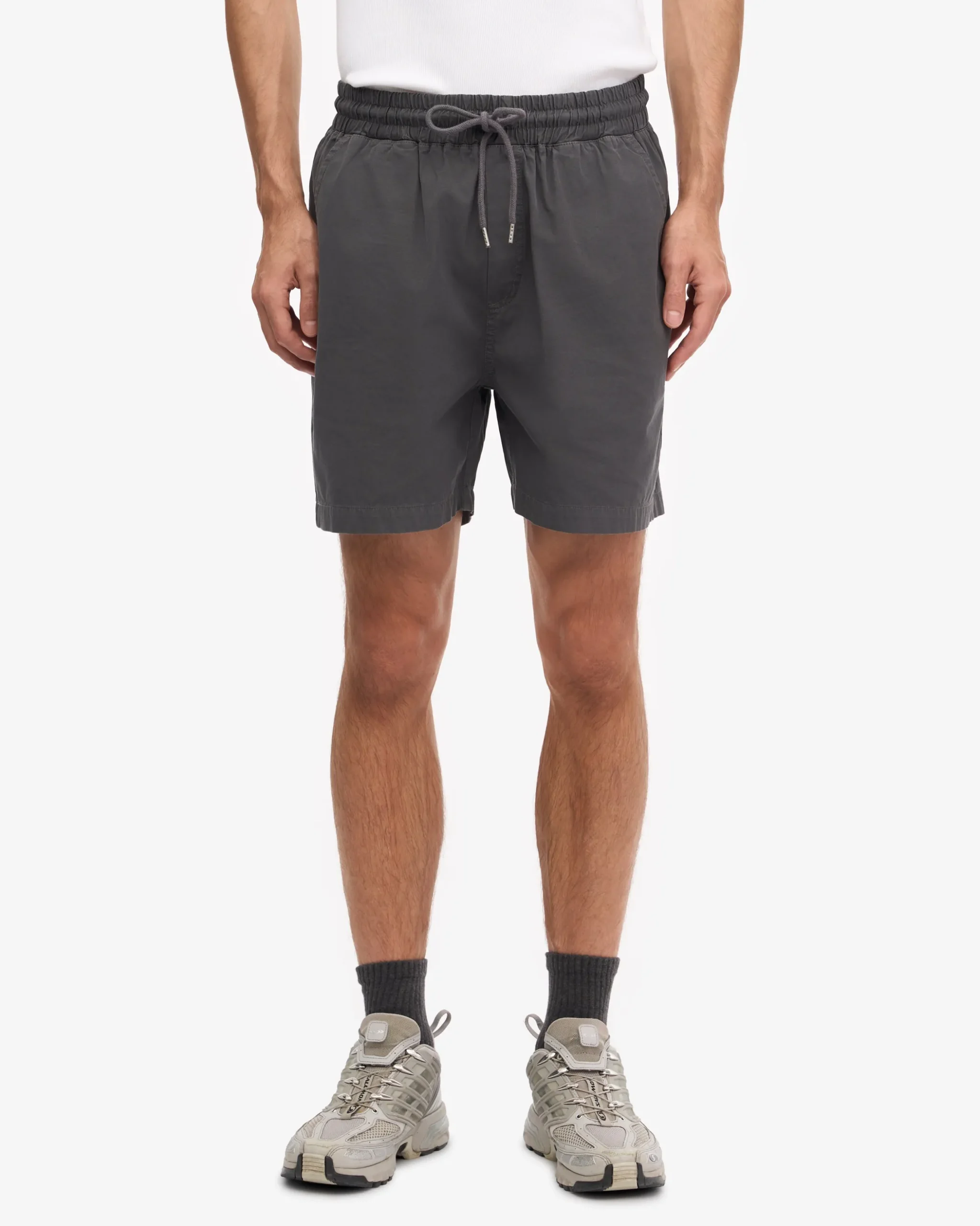 Organic Twill Shorts - Lava Grey