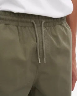 Organic Twill Shorts - Lava Grey & Dusty Olive (2-Pack)