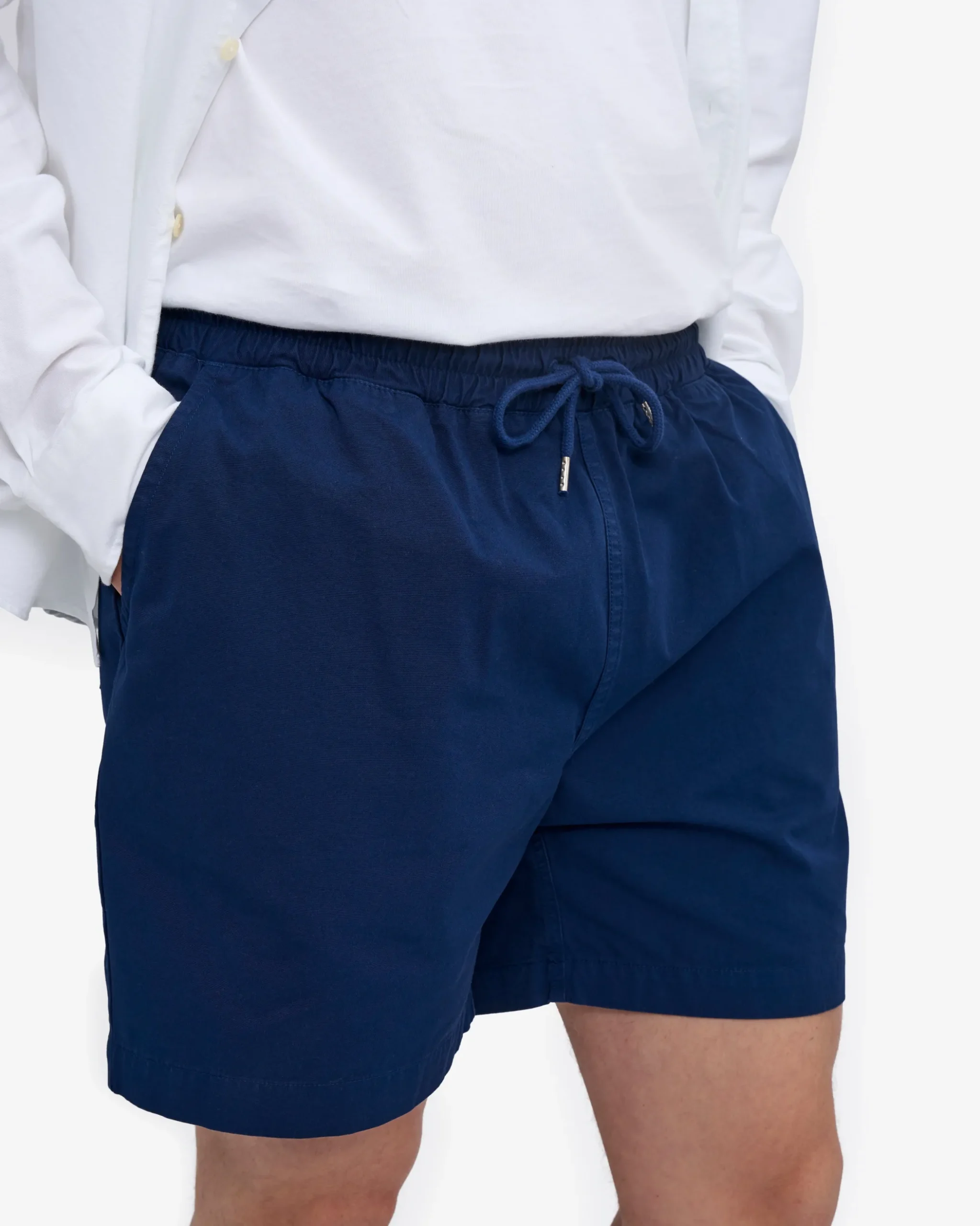 Organic Twill Shorts - Marine Blue