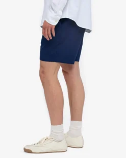 Organic Twill Shorts - Marine Blue