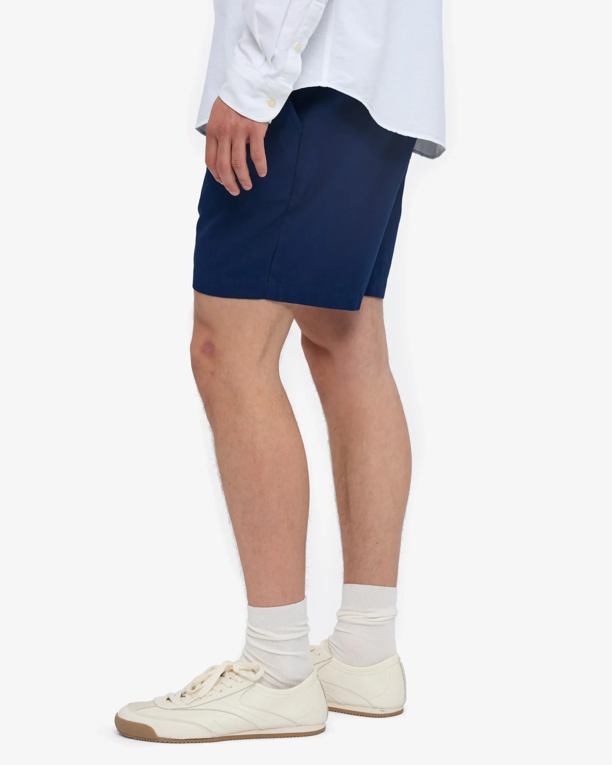 Organic Twill Shorts - Marine Blue