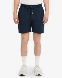 Organic Twill Shorts - Navy Blue
