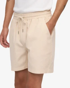 Organic Twill Shorts - Navy Blue & Ivory White (2-Pack)