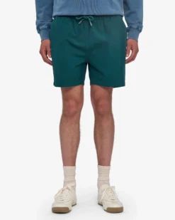 Organic Twill Shorts - Ocean Green
