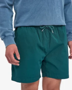 Organic Twill Shorts - Ocean Green