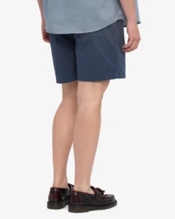 Organic Twill Shorts - Petrol Blue