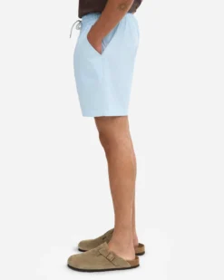 Organic Twill Shorts - Polar Blue