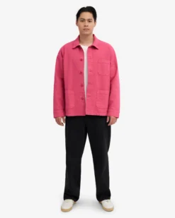 Organic Workwear Jacket - Bubblegum Pink
