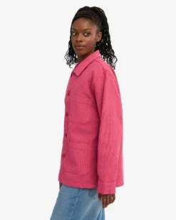 Organic Workwear Jacket - Bubblegum Pink