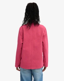 Organic Workwear Jacket - Bubblegum Pink