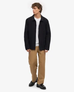 Organic Workwear Jacket - Deep Black
