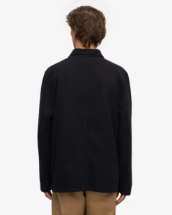 Organic Workwear Jacket - Deep Black