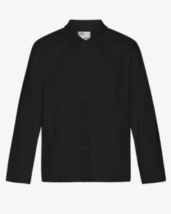 Organic Workwear Jacket - Deep Black
