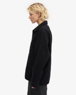 Organic Workwear Jacket - Deep Black