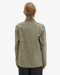 Organic Workwear Jacket - Dusty Olive