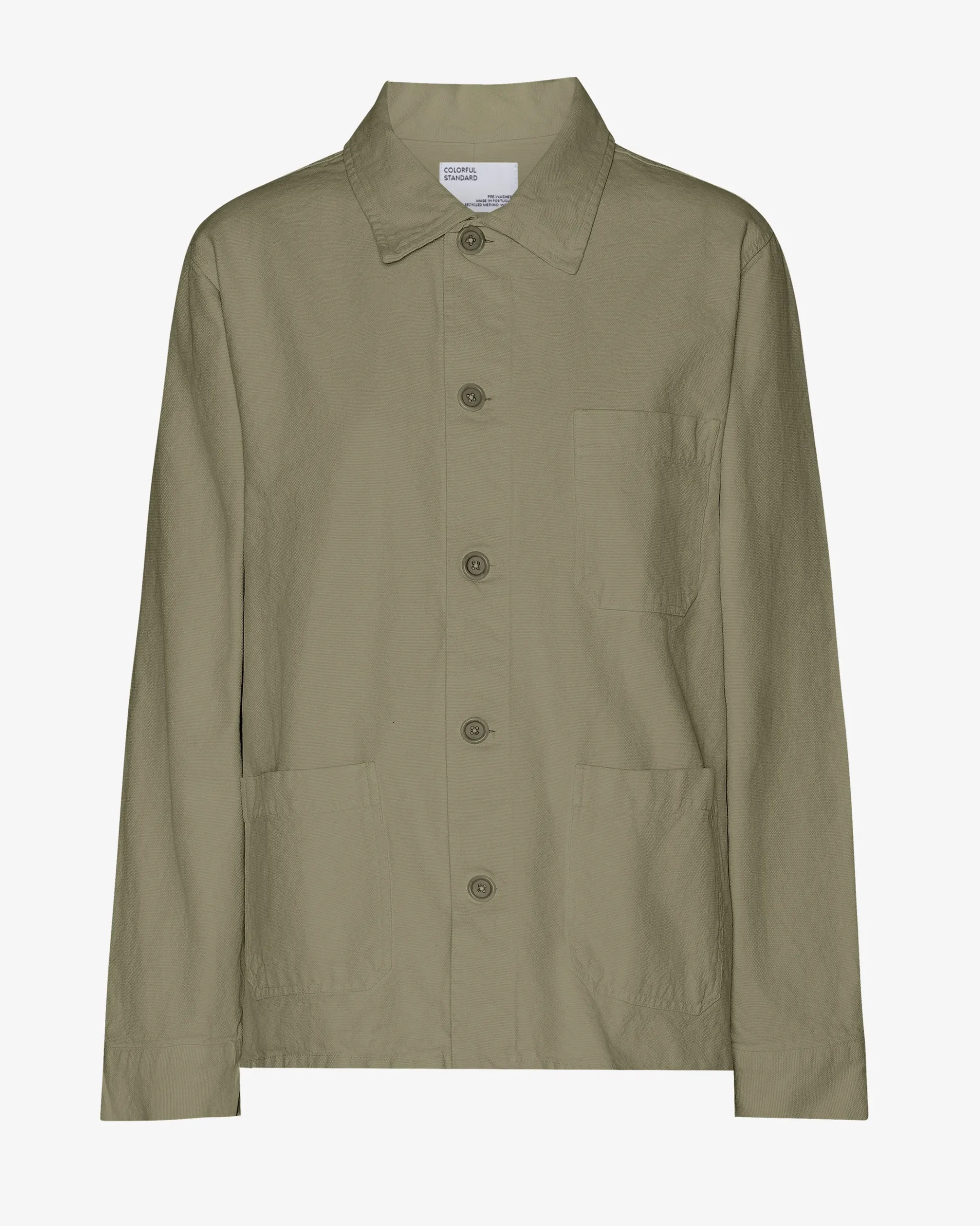 Organic Workwear Jacket - Dusty Olive