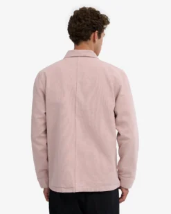 Organic Workwear Jacket - Faded Pink