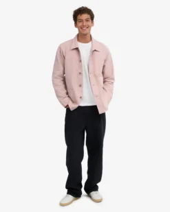 Organic Workwear Jacket - Faded Pink