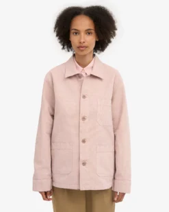 Organic Workwear Jacket - Faded Pink