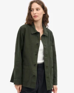 Organic Workwear Jacket - Hunter Green
