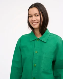 Organic Workwear Jacket - Kelly Green