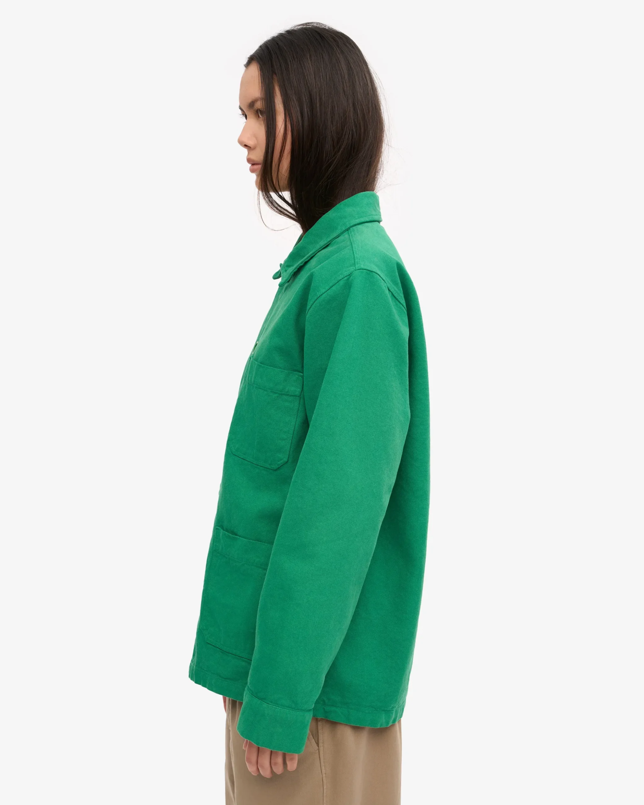 Organic Workwear Jacket - Kelly Green