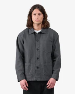 Organic Workwear Jacket - Lava Grey