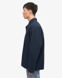 Organic Workwear Jacket - Navy Blue