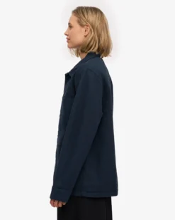 Organic Workwear Jacket - Navy Blue