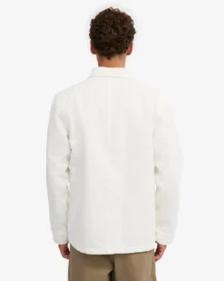 Organic Workwear Jacket - Optical White