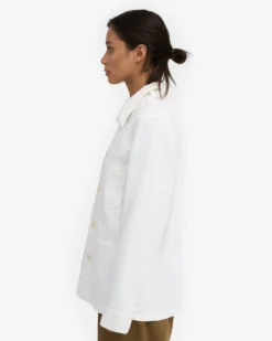 Organic Workwear Jacket - Optical White