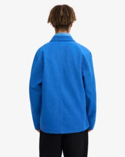 Organic Workwear Jacket - Pacific Blue