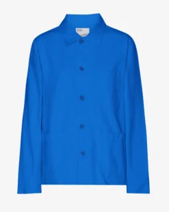Organic Workwear Jacket - Pacific Blue
